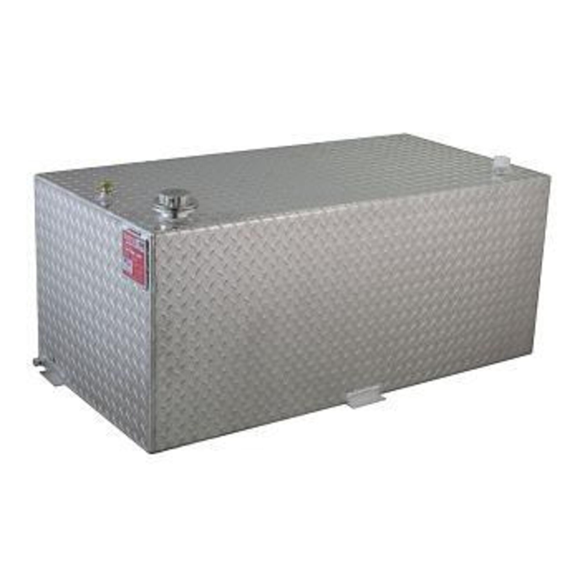 RDS 95Gal. Aluminum Aux./Transfer Fuel Tank Shape Rectangle, Model# 74776